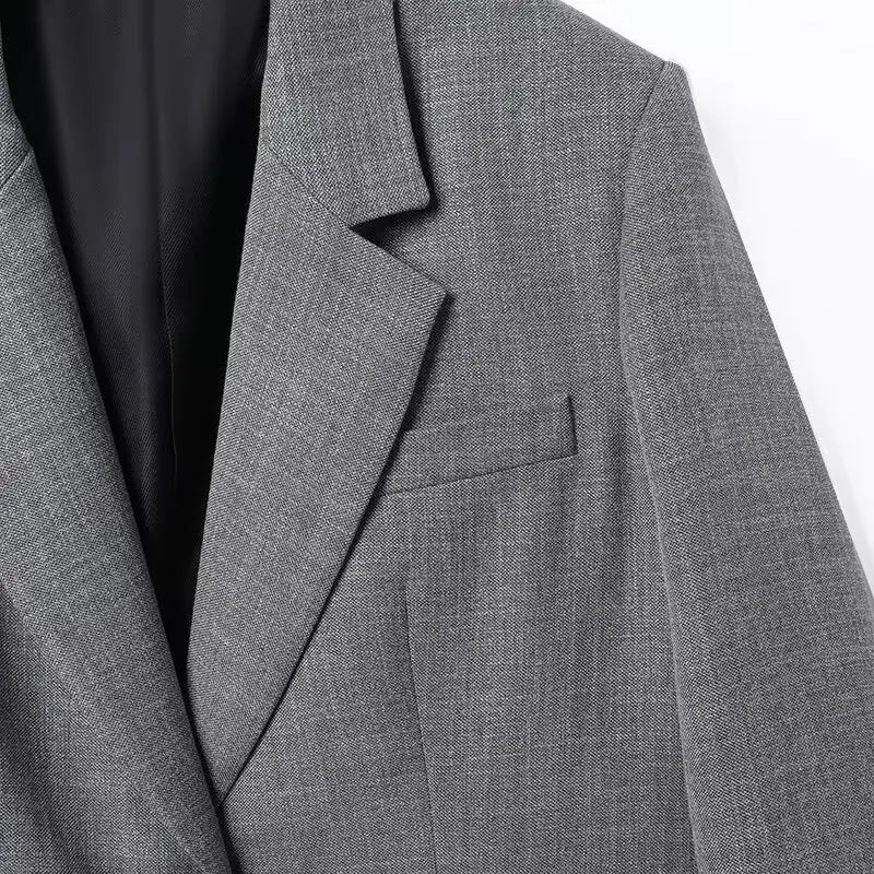 Single Breasted Oversized Blazer Jacket