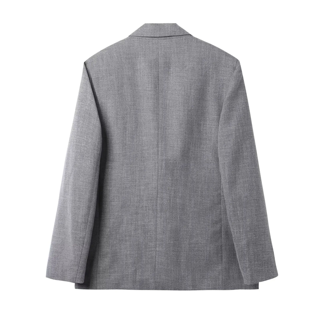 Single Breasted Oversized Blazer Jacket
