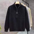 Half-Zip Textured Cardigan
