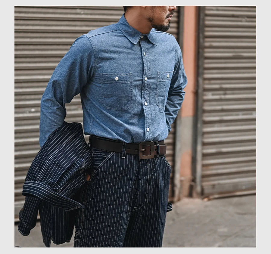 Double Pocket Long Sleeve Shirt