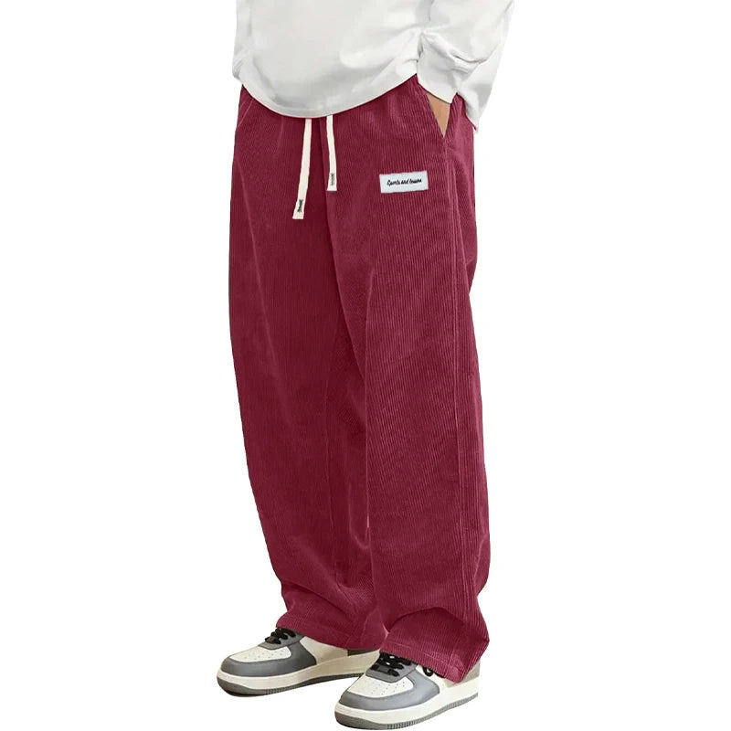 Corduroy Straight Pants