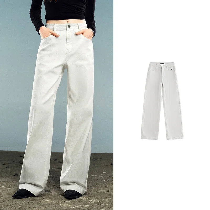 Stretch Washed Denim Jeans