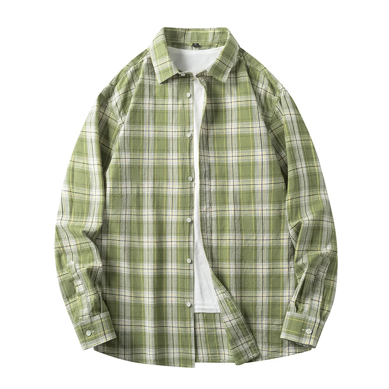 Flannel Plaid Overshirt