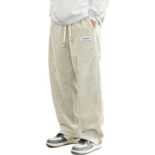 Corduroy Straight Pants