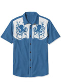 Printed Lapel Shirt