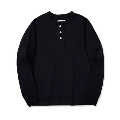Cotton Henley Layering Top