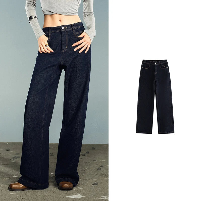 Stretch Washed Denim Jeans