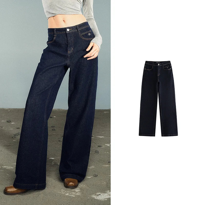 Stretch Washed Denim Jeans