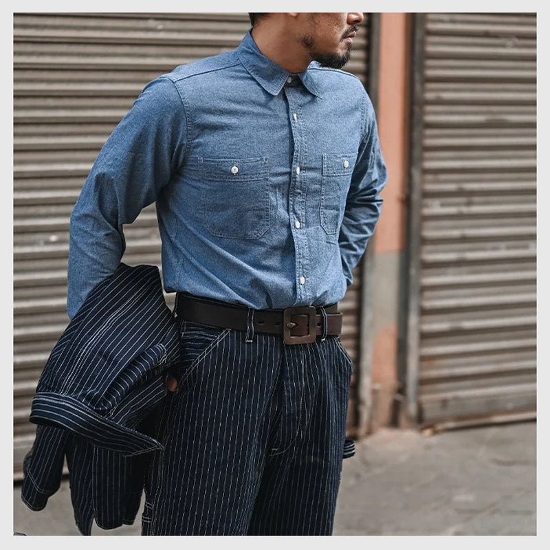 Double Pocket Long Sleeve Shirt