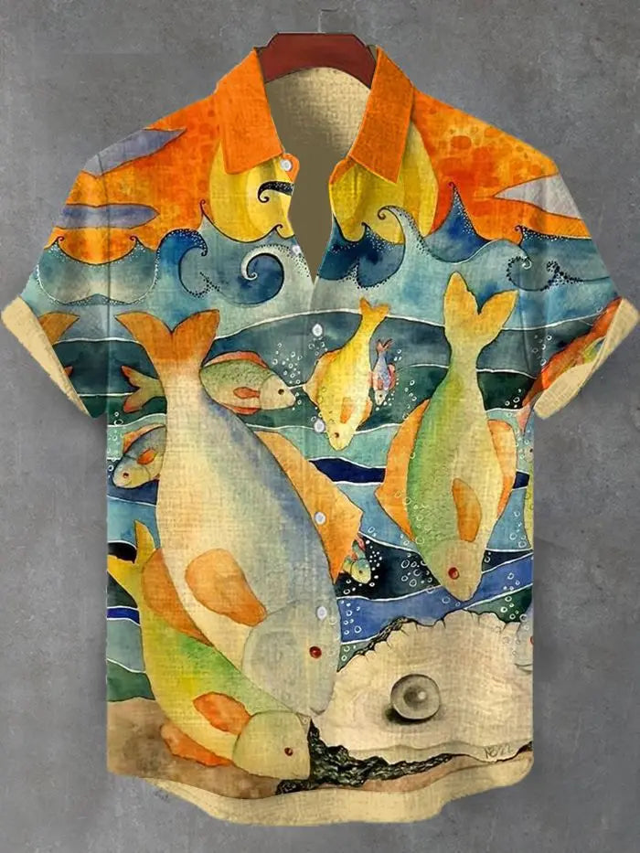 Printed Oversized Shirt